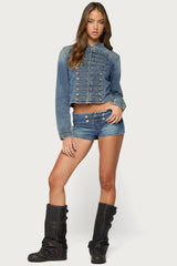 Jazzy Denim Naploeon Shorts