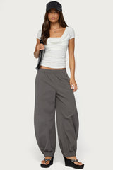 Hayli Cotton Parachute Pants