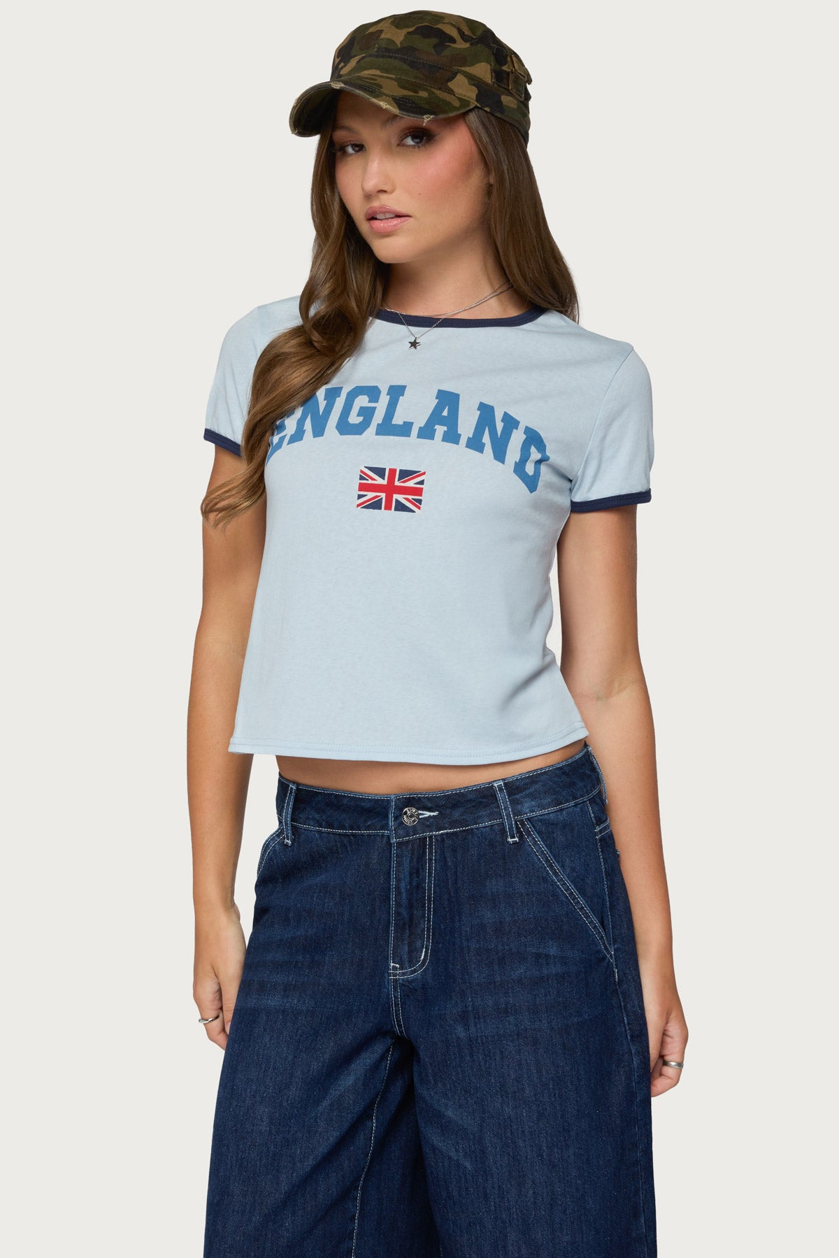 England Babe Graphic T Shirt