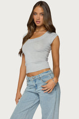 Somin Knit Scoop Neck Top