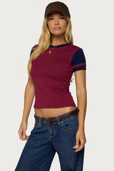 Sophiah Contrast T Shirt