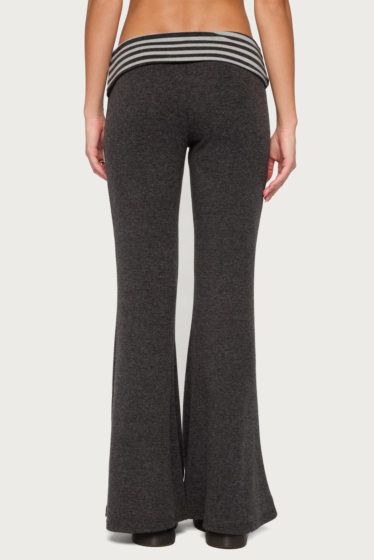 Stay Edikted Stripey Foldover Pants