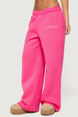 Edikted International Wide Leg Sweatpants