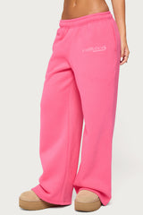 Edikted International Wide Leg Sweatpants