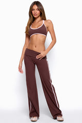 Anica Contrast Scoop Neck Bralette