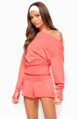 Hennie Off Shoulder Sweatshirt