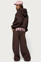 Edikted Glow Rhinestone Hoodie
