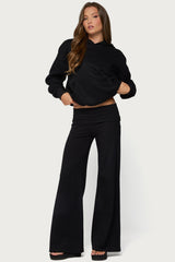 Angel Energy Sequin Foldover Pants