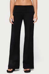 Angel Energy Sequin Foldover Pants