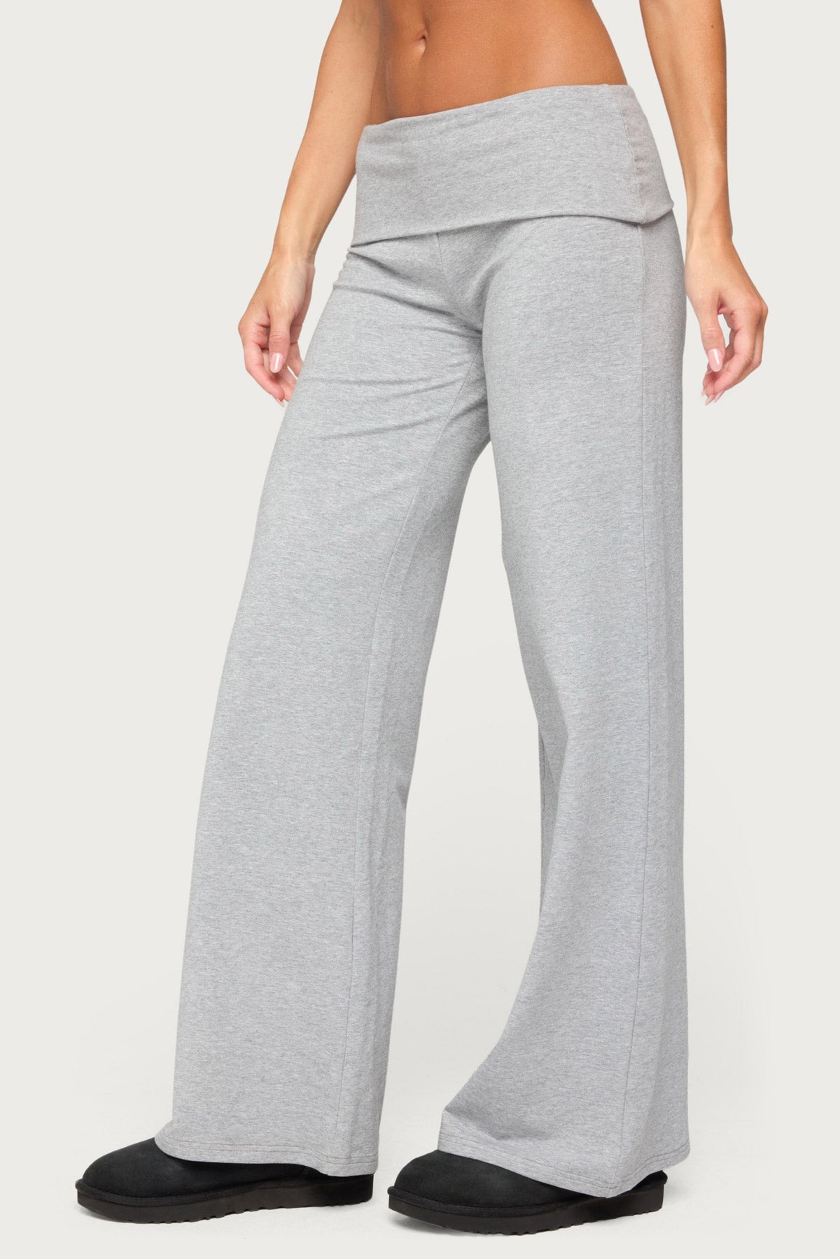Angel Energy Sequin Foldover Pants