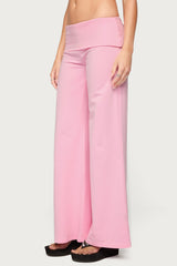Angel Energy Sequin Foldover Pants