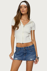 Noelani Hooded Knit Top