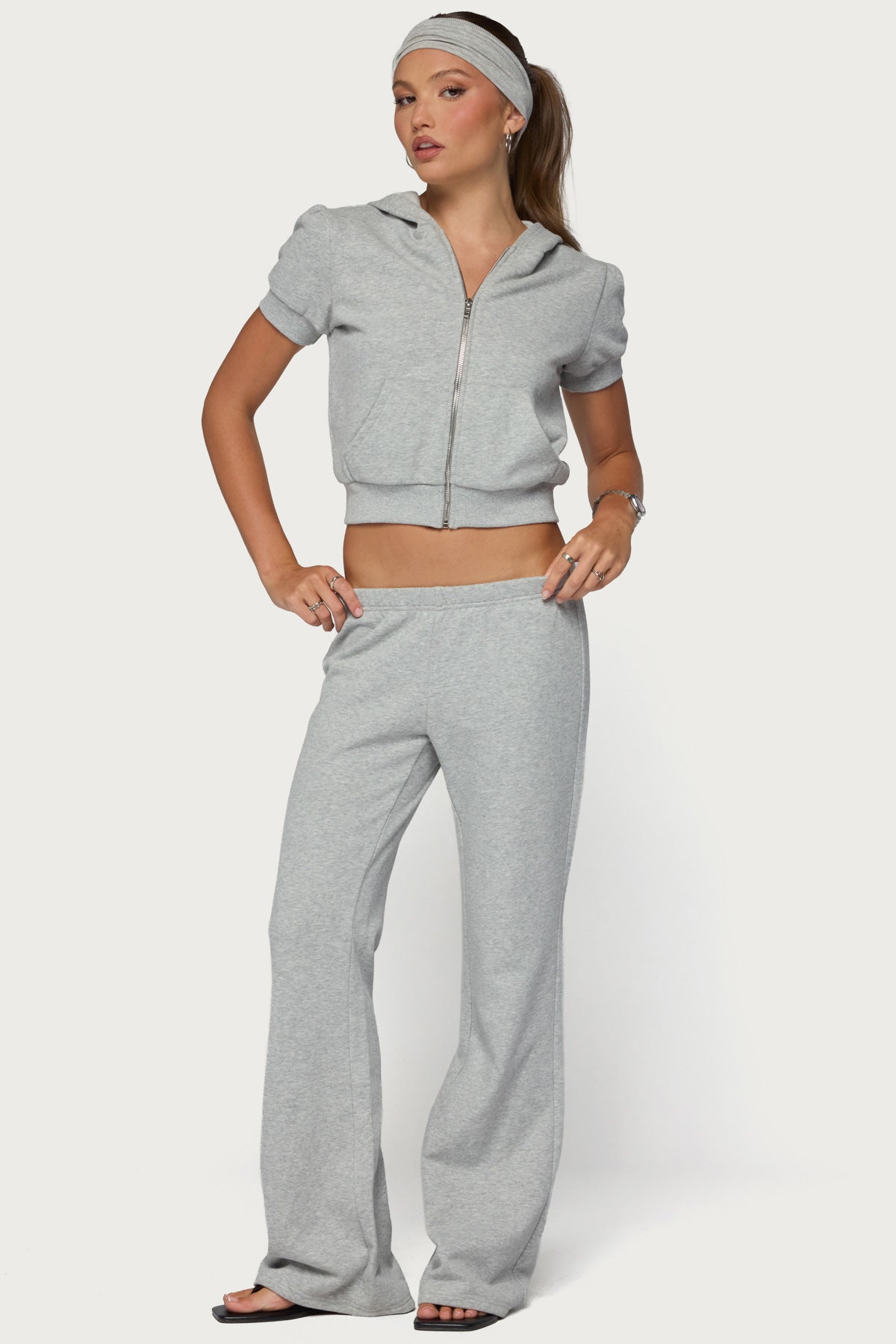 Rachel Short Sleeve Hooded Top