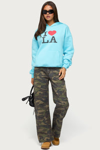 Soya Camo Low Rise Baggy Jeans