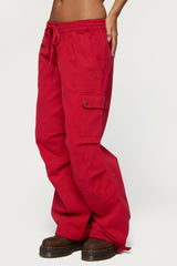 Paskal Twill Baggy Parachute Pants
