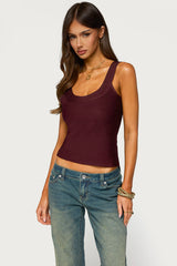 Akina Bandage Knit Tank Top