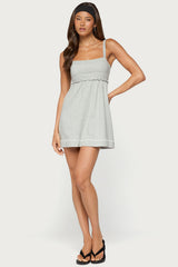 Raela Babydoll Mini Dress