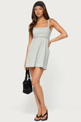 Raela Babydoll Mini Dress