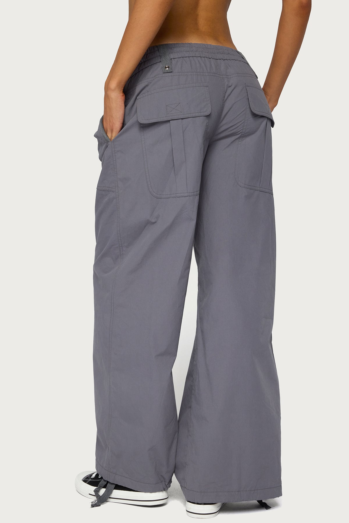 Kathleen Oversized Cotton Cargo Pants