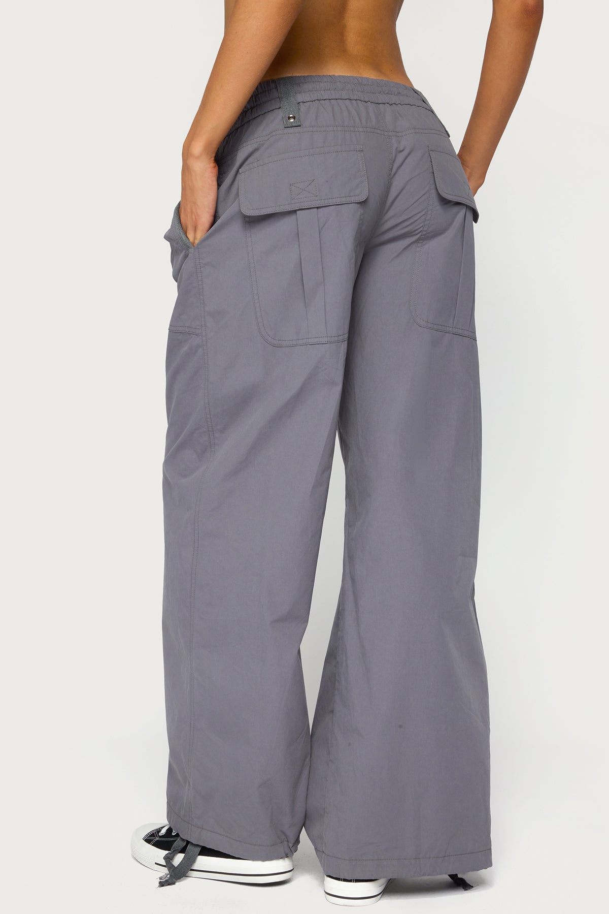 Kathleen Oversized Cotton Cargo Pants