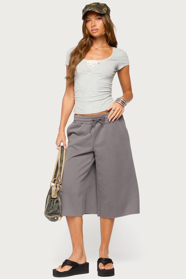 Amika Oversized Bermuda Shorts