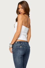 Tanda Napoleon Strapless Top