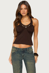Raci Grommet Halter Top