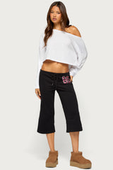 80 Sequin Capri Sweatpants
