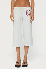 80 Sequin Capri Sweatpants