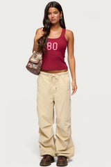 Emzi Baggy Cotton Cargo Pants