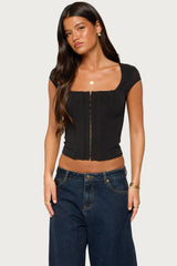 Airlie Hook & Eye Mesh Corset