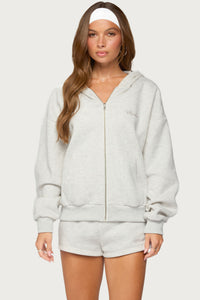 Basic Girl Zip Up Hoodie