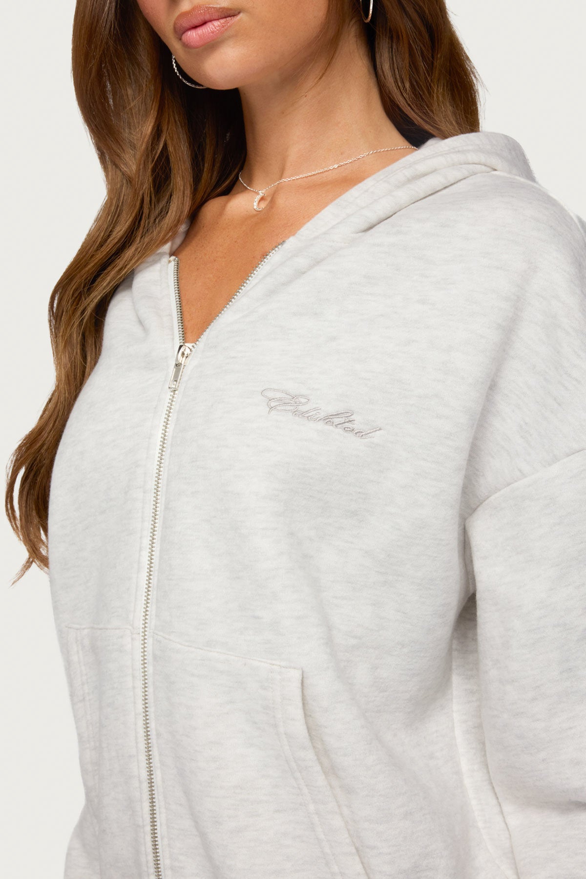 Basic Girl Zip Up Hoodie