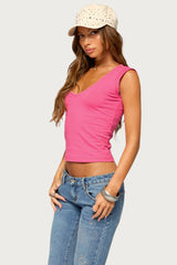 Eloya V Neck Top
