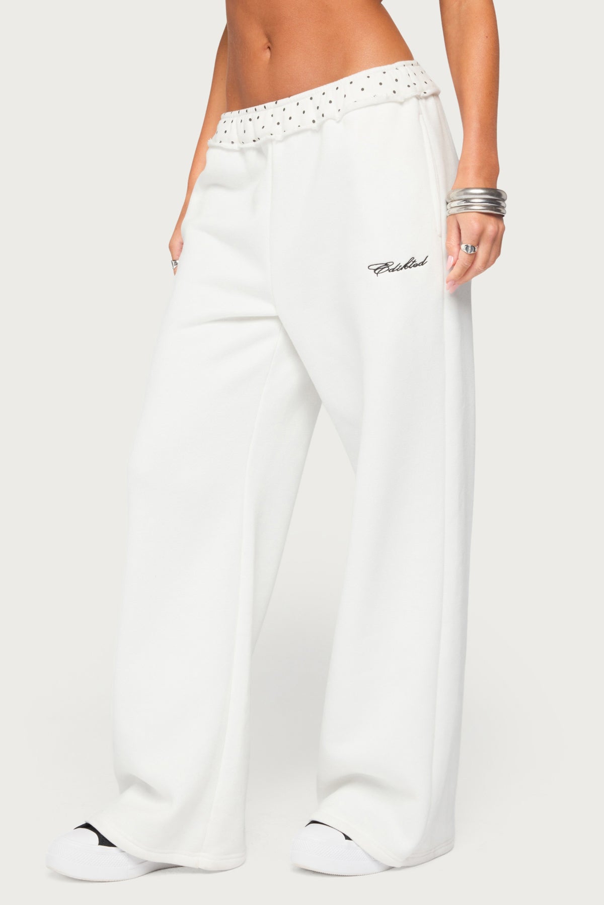 Deila Polka Dot Edikted Sweatpants