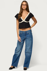 Arabella Low Rise Baggy Jeans