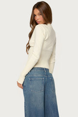 Aiya Knit V Neck Sweater