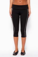 Ulay Stripey Foldover Capri Pants