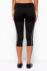 Ulay Stripey Foldover Capri Pants