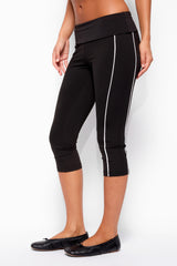 Ulay Stripey Foldover Capri Pants