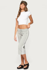 Zanele Side Stripe Capri Sweatpants
