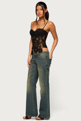 Haizley Floral Lace Corset