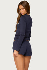 Edikted Cali Long Sleeve T Shirt