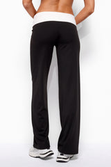 Reyna Contrast Foldover Pants