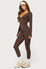 Seana Long Sleeve V Neck Top
