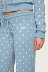 Dilly Polka Dot Waffle Pants