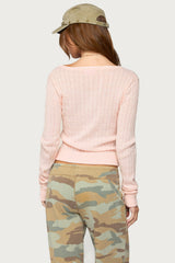 Kaile Cable Knit Top