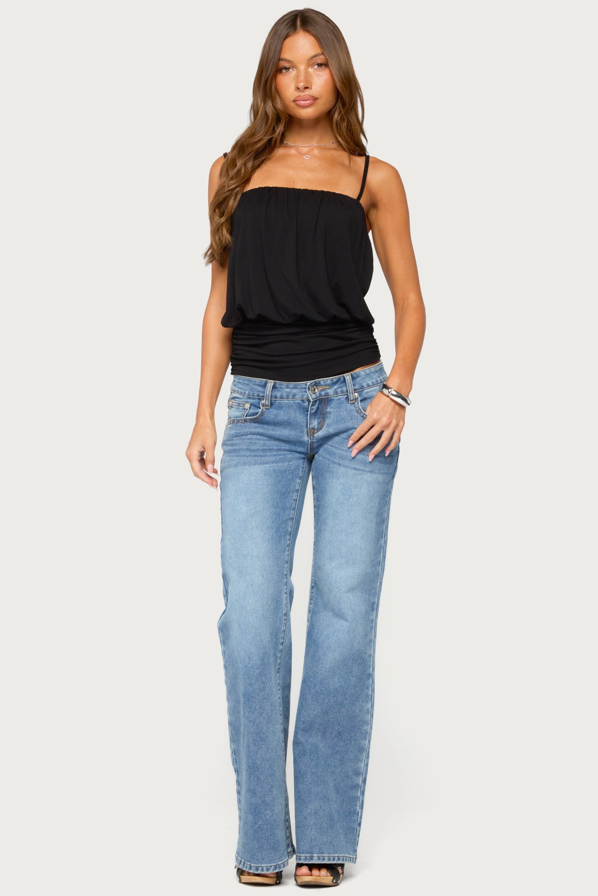 Vali Built In Bra Backless Top