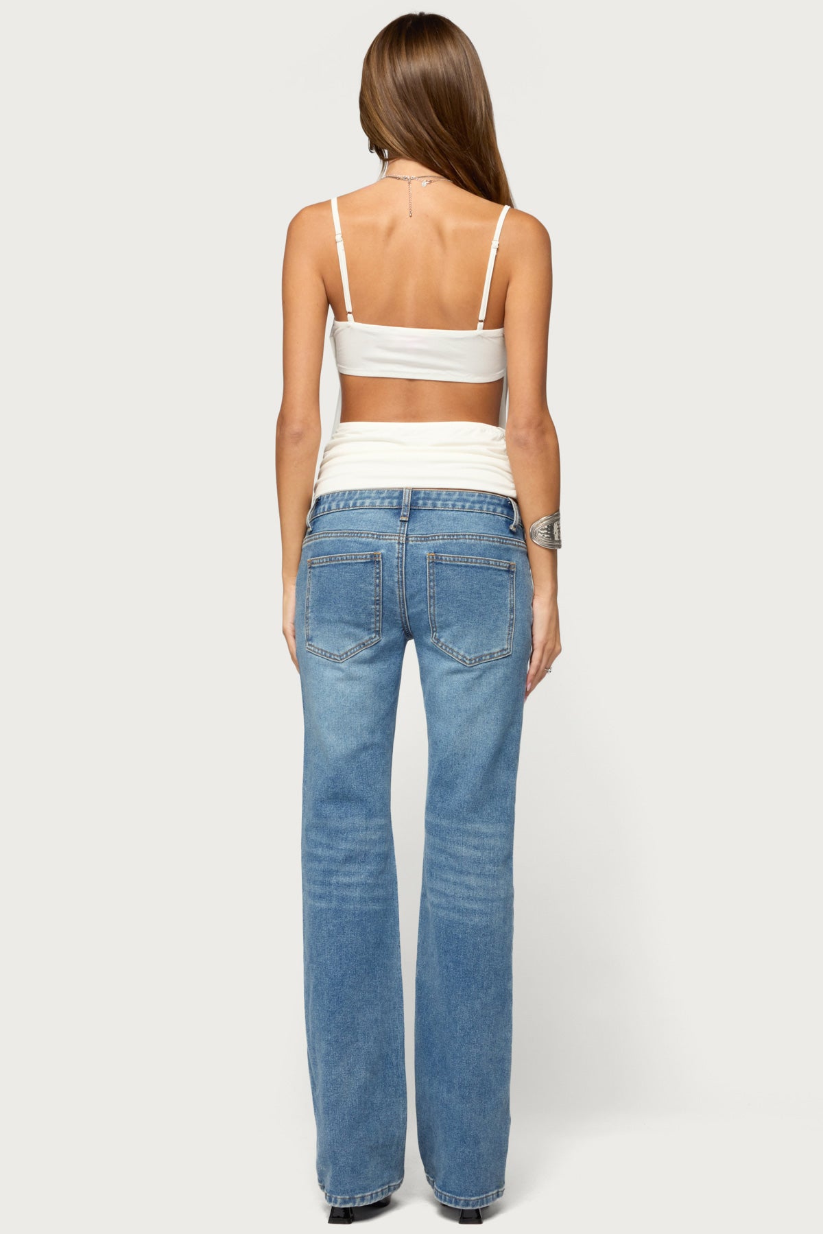 Vali Built In Bra Backless Top