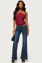 Jarli Draped Halter Top